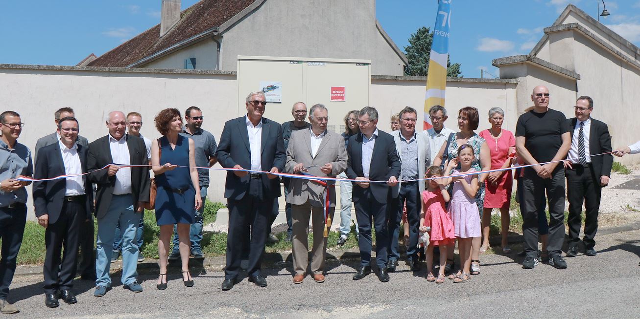 Arceau f&ecirc;te l'arriv&eacute;e du Tr&egrave;s Haut D&eacute;bit