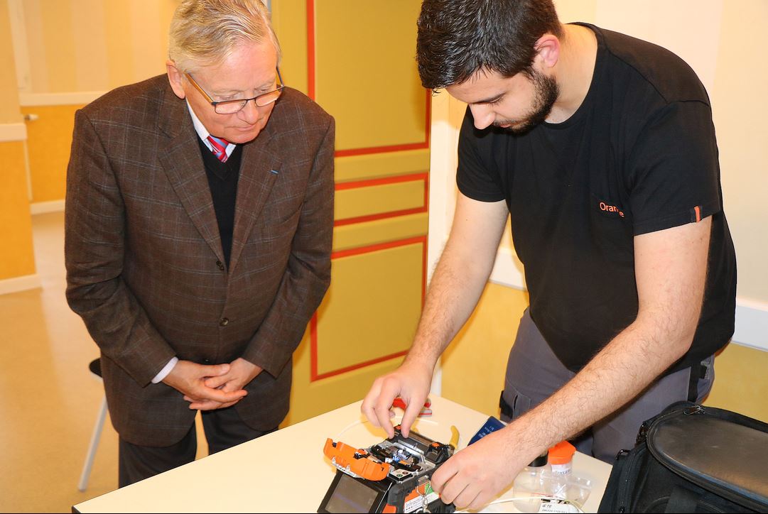 D&eacute;ploiement de la fibre optique &agrave; Talant