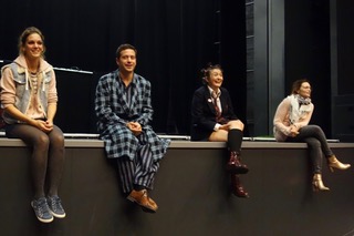 Ch&acirc;tillon-sur-Seine: au Th&eacute;&acirc;tre Gaston Bernard une reine veille sur sa  ruche.