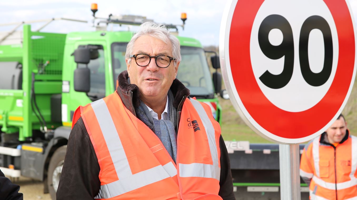 La C&ocirc;te-d&rsquo;Or repasse &agrave; 90km/h, Fran&ccedil;ois Sauvadet