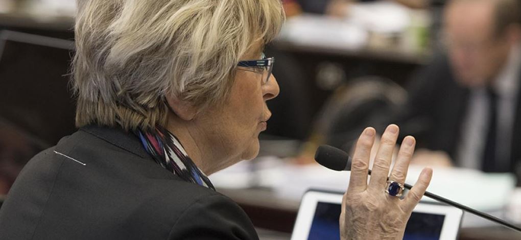 la pr&eacute;sidente de R&eacute;gion BFC, Marie-Guite Dufay