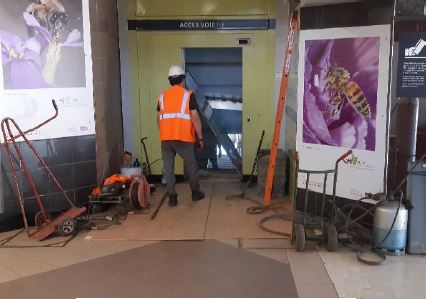 Les travaux de mise en accessibilit&eacute; de la gare de Dijon