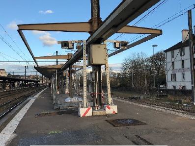 Les travaux de mise en accessibilit&eacute; de la gare de Dijon