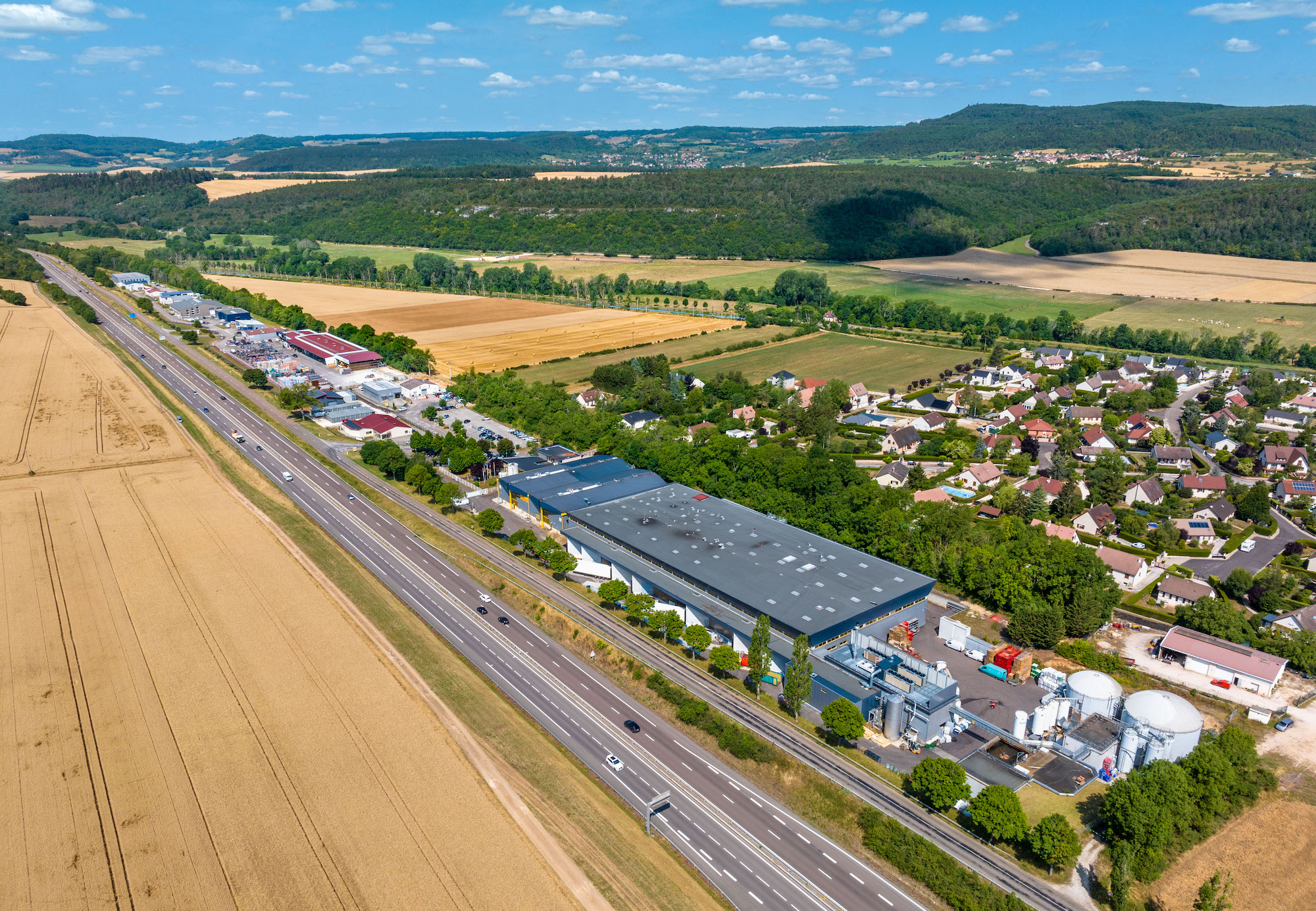 Zone artisanale Fleurey sur Ouche &copy; Drone-TT