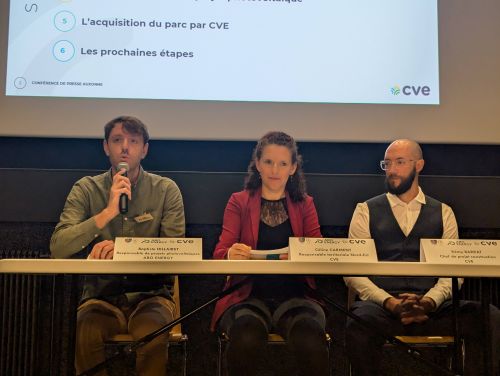 Les repr&eacute;sentants d'ABO Energy et CVE &copy;Nad&egrave;ge Hubert