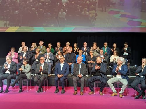 Les &eacute;lus de Dijon M&eacute;tropole au premier rang &copy;Nad&egrave;ge Hubert