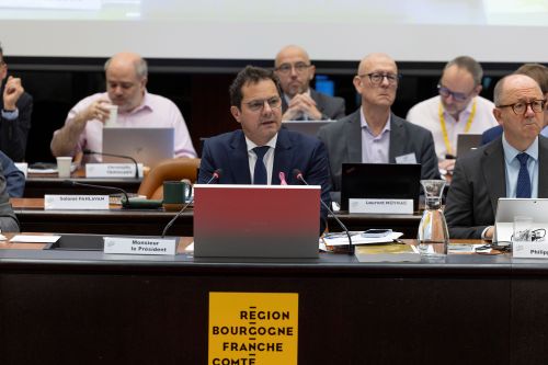 J&eacute;r&ocirc;me Durain, pr&eacute;sident de la R&eacute;gion BFC &copy;David Cesbron