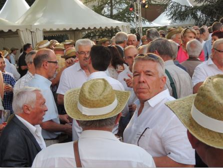 R&eacute;ception des Maires dans les jardins du Conseil D&eacute;partemental. Echo des communes
