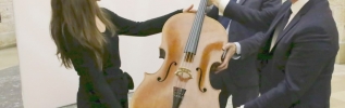 Louise Berger, jeune talent régional reçoit un violoncelle d'excellence