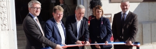 Médiathèque Le Passage à Auxonne : valoriser le patrimoine communal en le modernisant