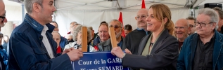 Dijon - Cour de la gare Pierre Semard : "Tous verront désormais le nom de ce cheminot d'exception"