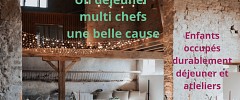 Déjeuner caritatif Ecole Comestible 