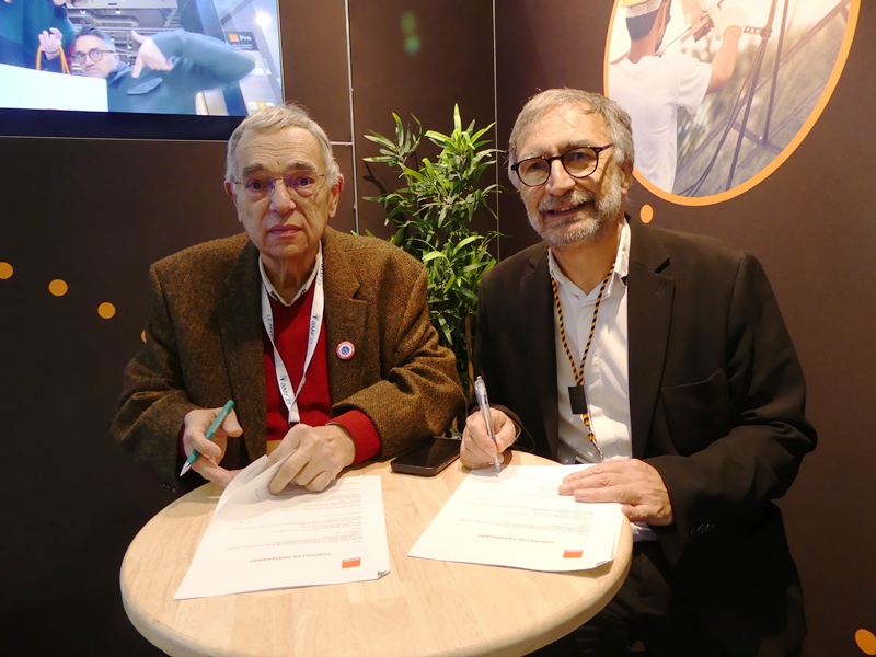 Bruno Bethenod, pr&eacute;sident de l'AMR21 et Cyprien Mateos &copy;Nad&egrave;ge Huber