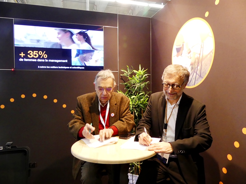 Bruno Bethenod, pr&eacute;sident de l'AMR21 et Cyprien Mateos