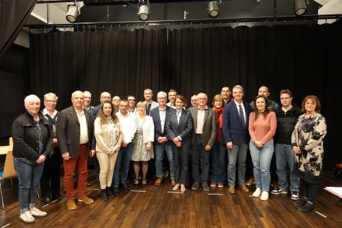 Les maires de la communaut&eacute; de communes CAP Val de Sa&ocirc;ne &copy;CAPValdeSaone