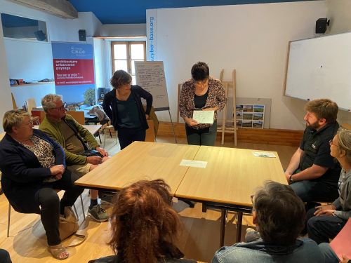 Les élus en atelier avec le CAUE ©CAUE21 Les élus en atelier avec le CAUE ©CAUE21