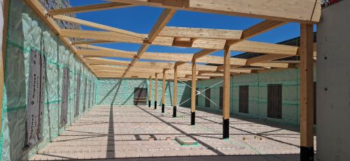 Construction en bois scolyt&eacute; dans le jura &copy;Opti-Immo-Conseil