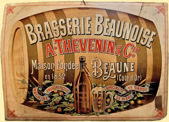 Affiche ancienne brasserie ©André Beuchot Affiche ancienne brasserie ©André Beuchot