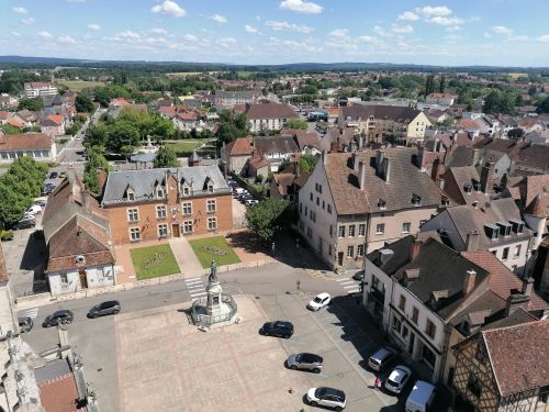 Auxonne vue de haut &copy;Belinda Belin
